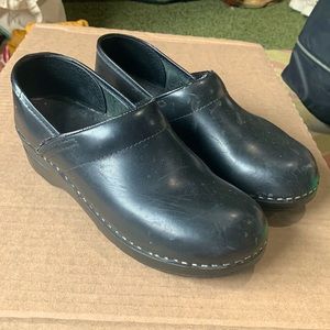 Dansko black clogs